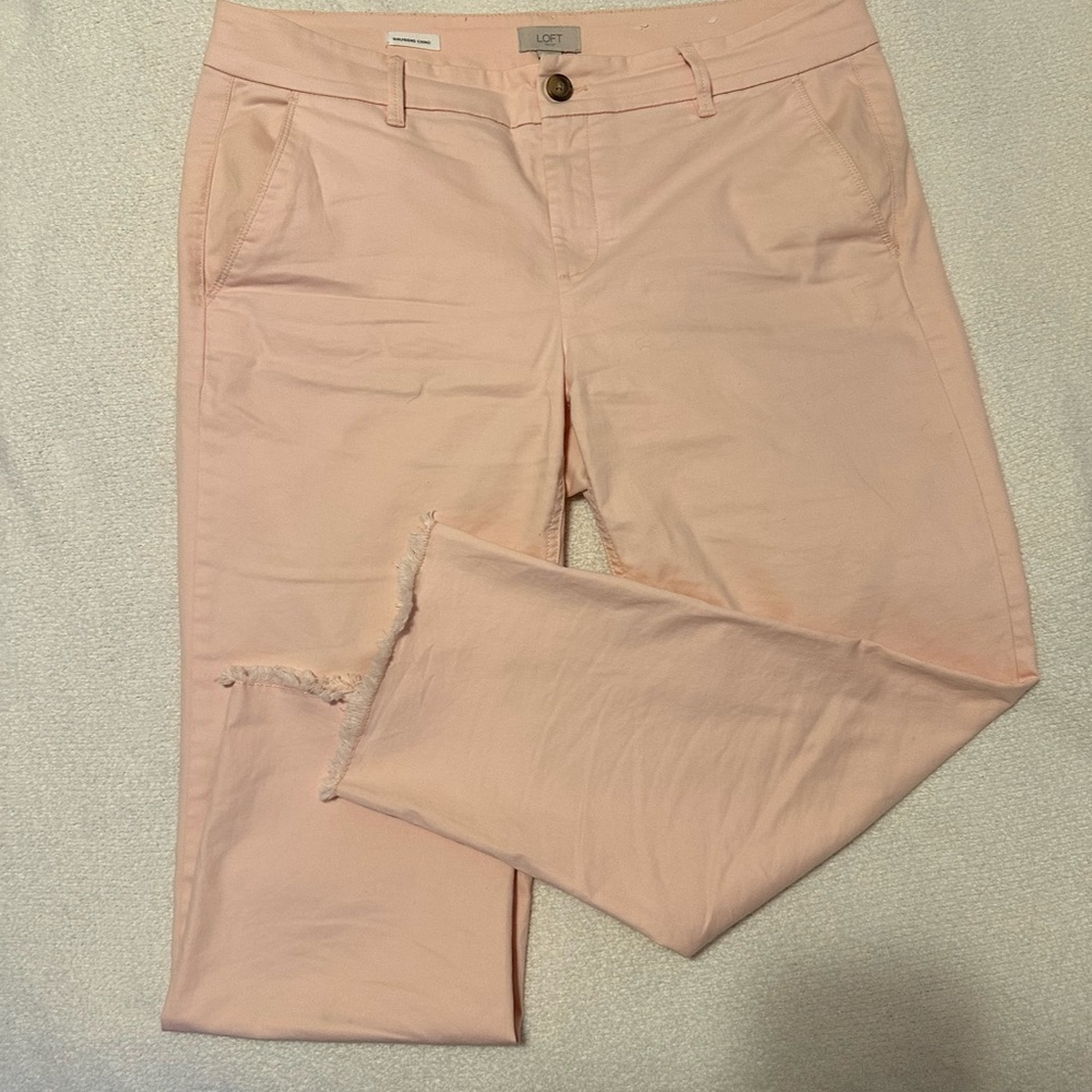 Loft Girlfriend Chinos pants